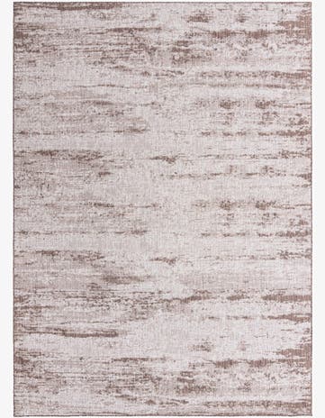 Brown Easy-Clean Modern Indoor / Outdoor Rug