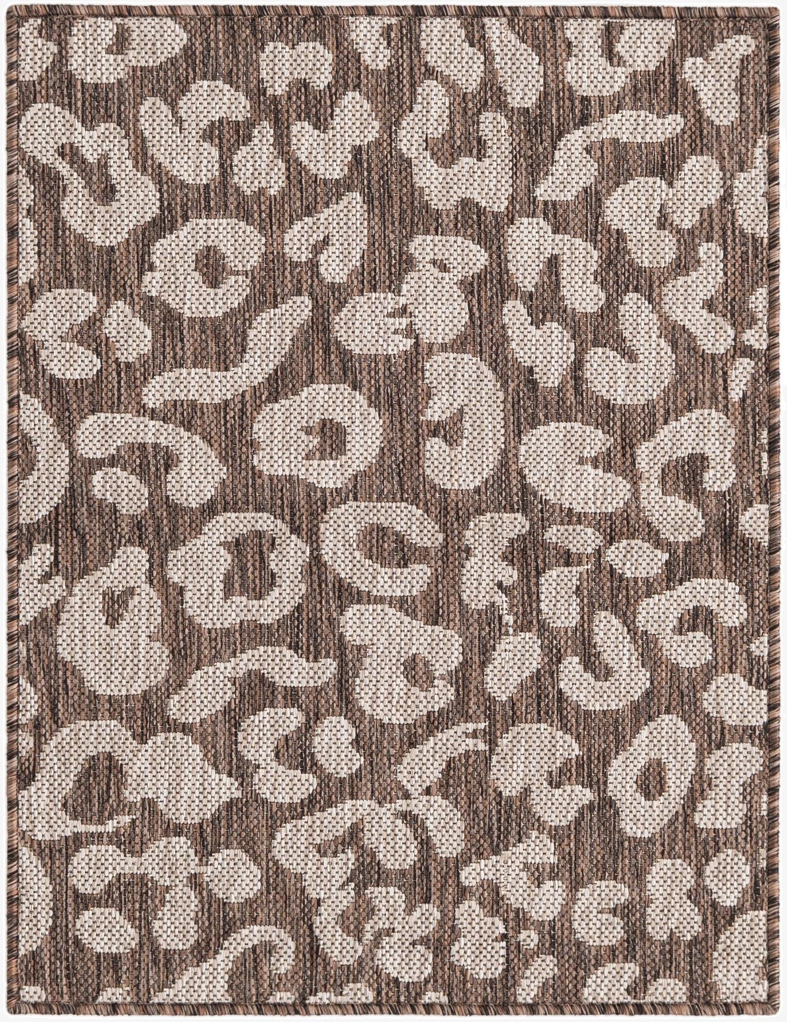 2' x 2' 8  Washable Safari Indoor / Outdoor Rug