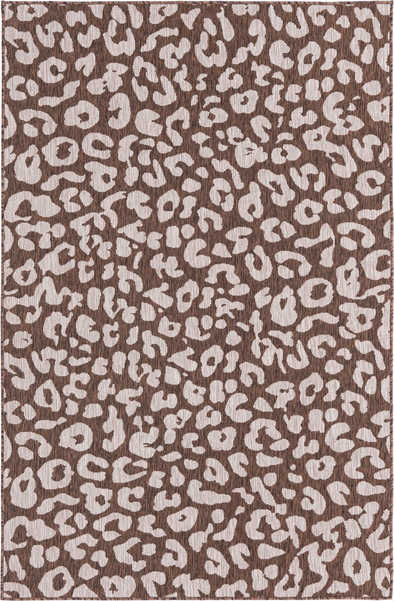 5' 3 x 8'  Washable Safari Indoor / Outdoor Rug