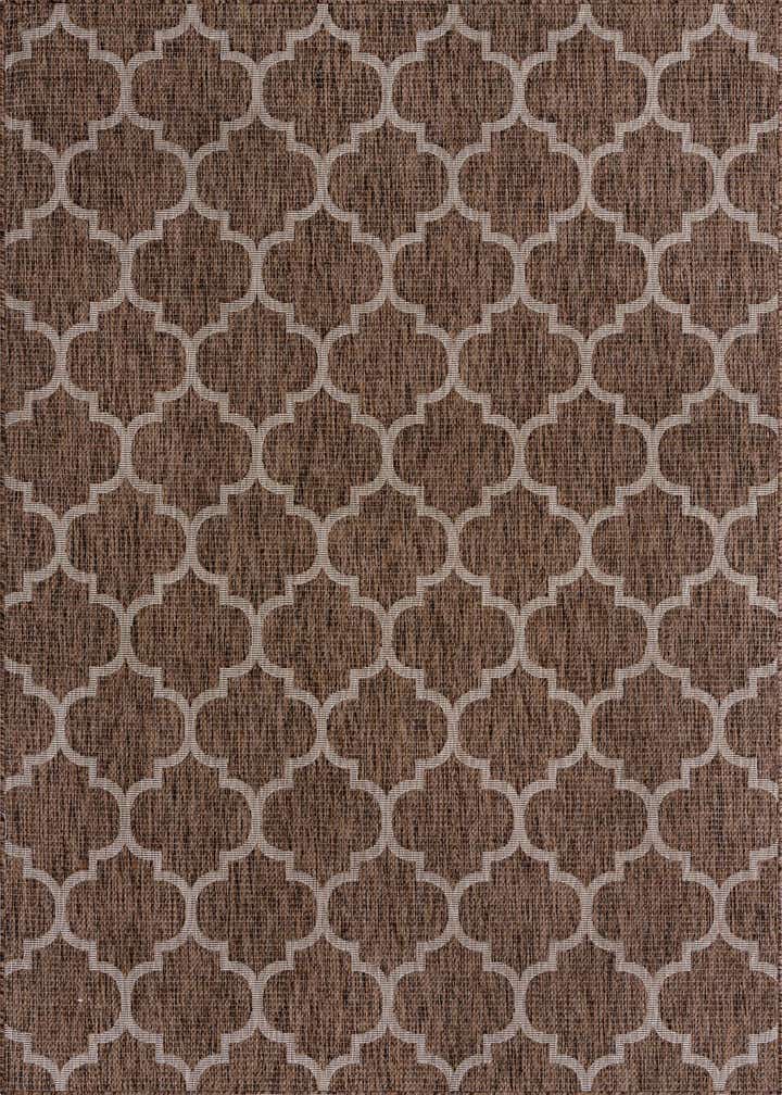 7' x 10' Easy-Clean Trellis Indoor / Outdoor Rug