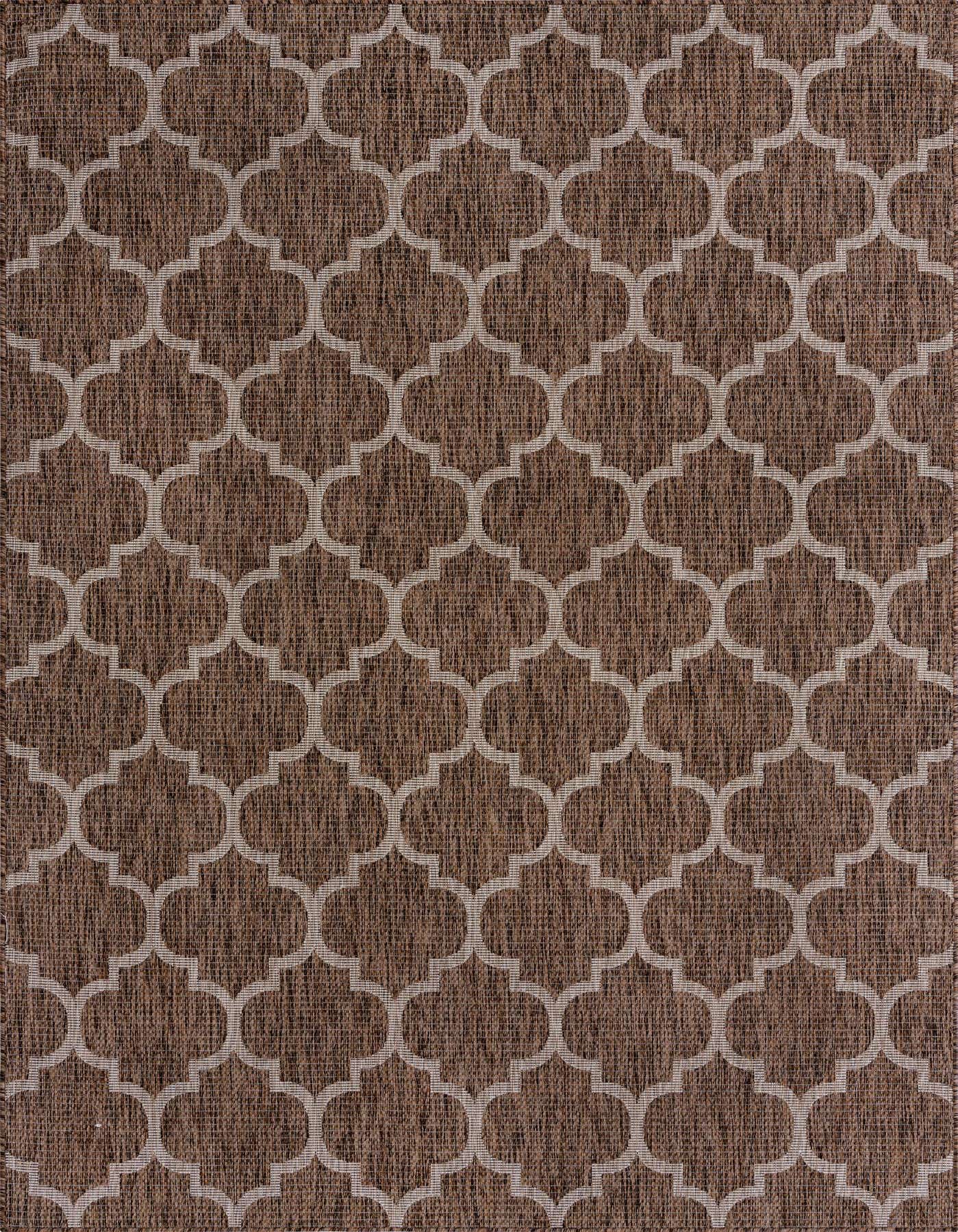 7' x 10' Easy-Clean Trellis Indoor / Outdoor Rug
