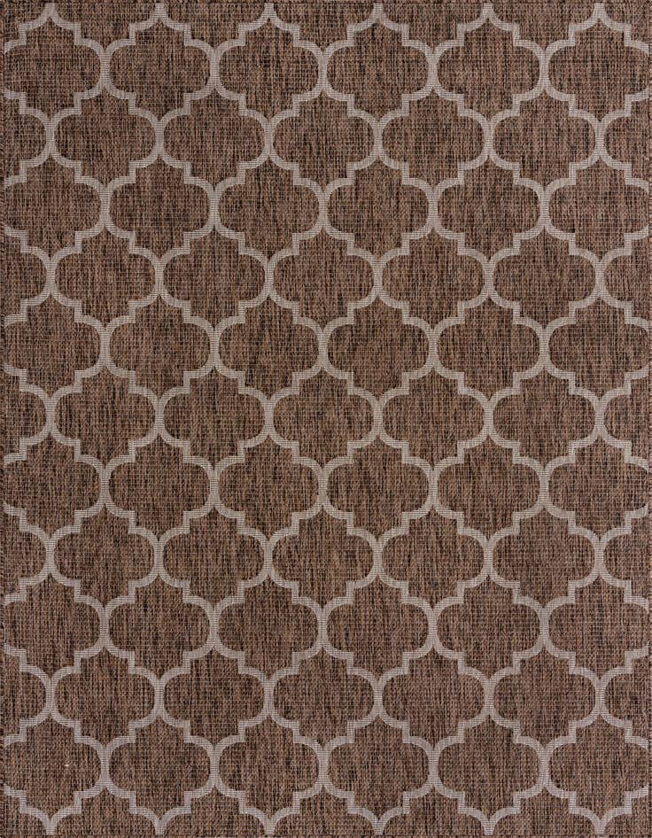 Detail image of 7' x 10' Easy-Clean Trellis Indoor / Outdoor Rug