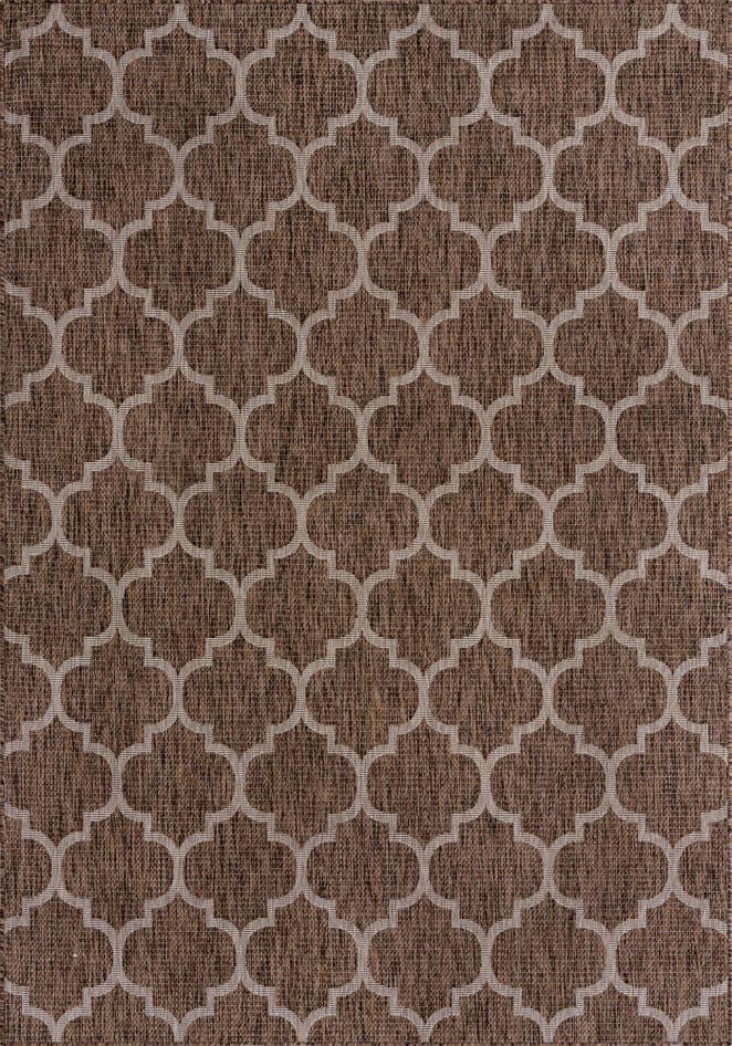 Detail image of 7' x 10' Easy-Clean Trellis Indoor / Outdoor Rug