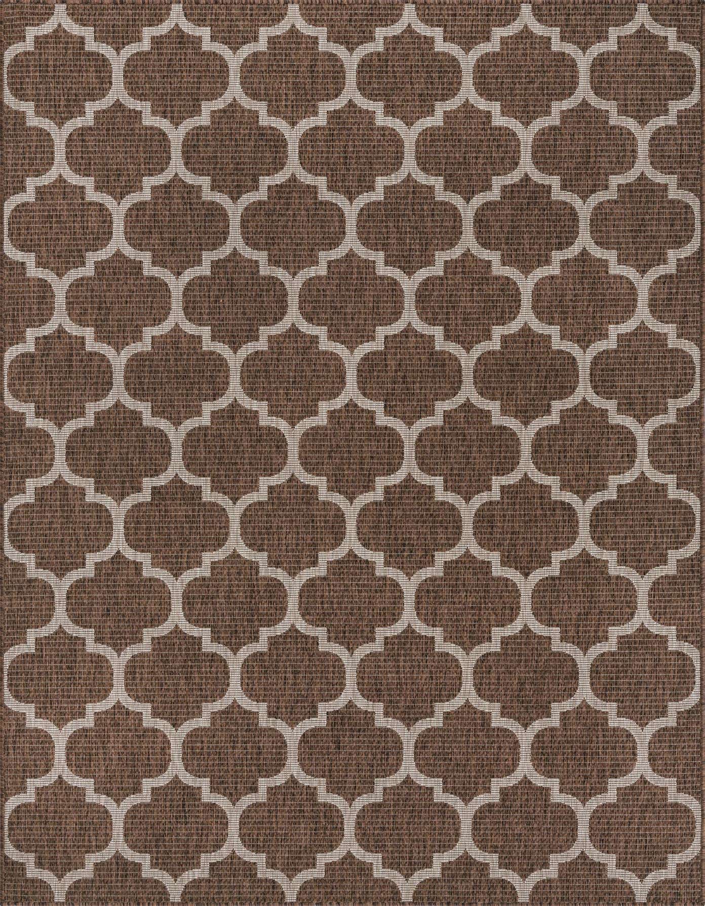 6' x 9' Easy-Clean Trellis Indoor / Outdoor Rug