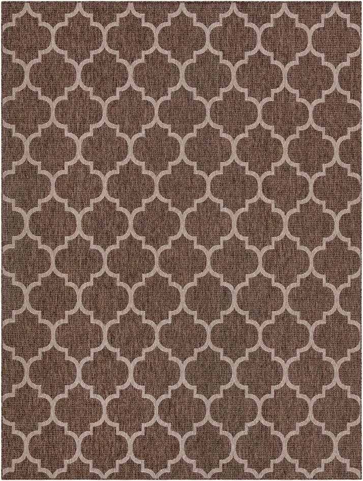 Detail image of 9' x 12' Easy-Clean Trellis Indoor / Outdoor Rug