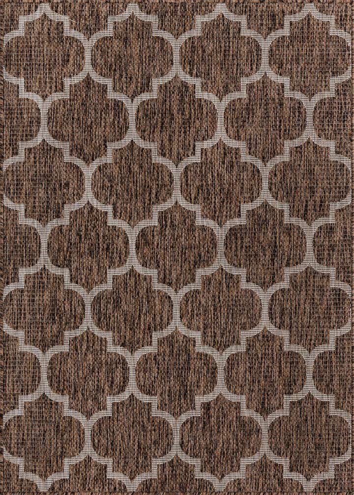 4' x 6' Easy-Clean Trellis Indoor / Outdoor Rug