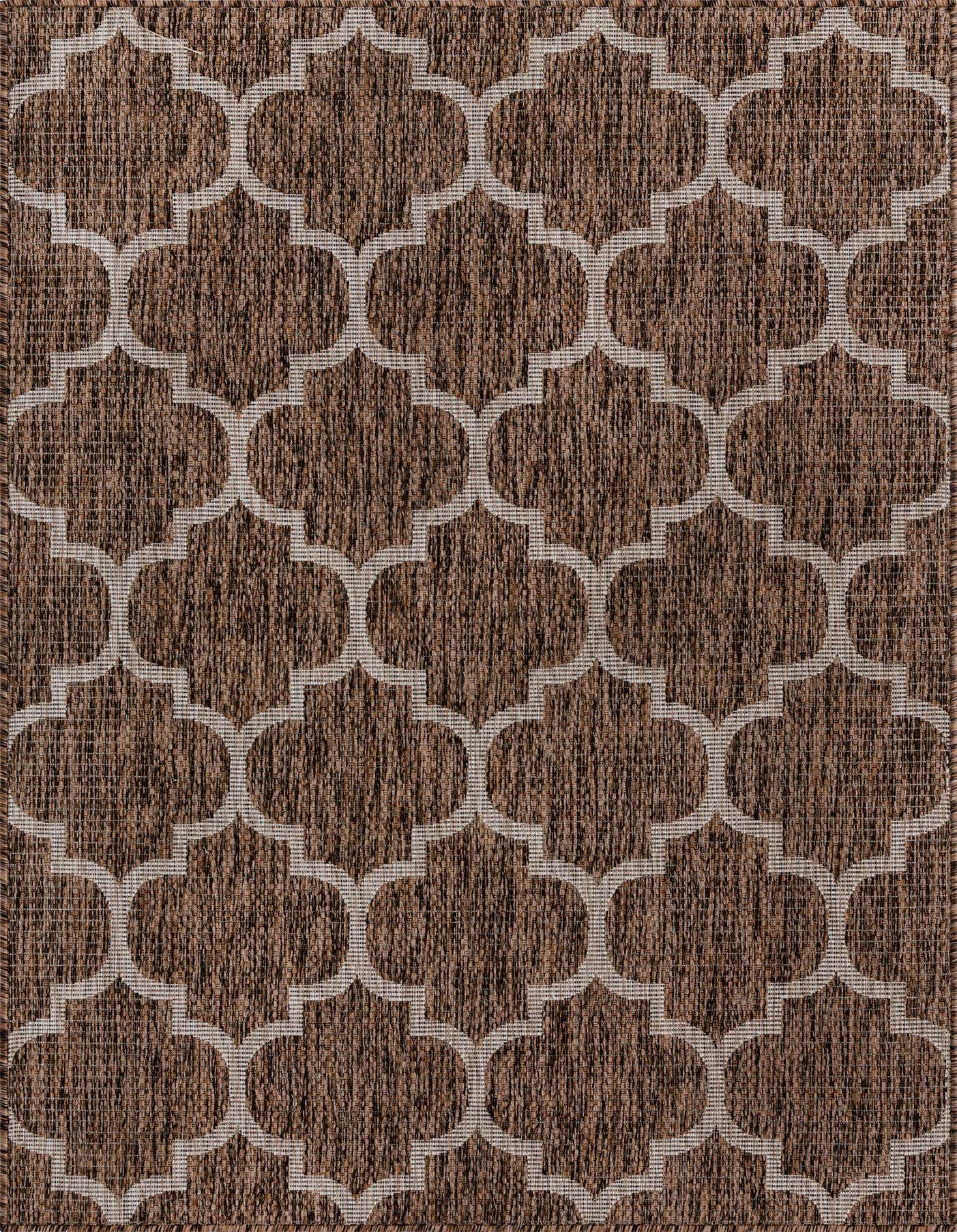 4' x 6' Easy-Clean Trellis Indoor / Outdoor Rug