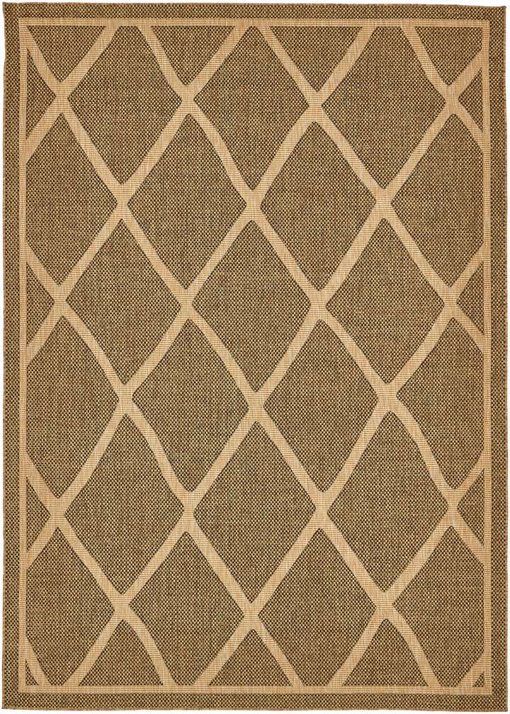 9' x 12' Easy-Clean Trellis Indoor / Outdoor Rug