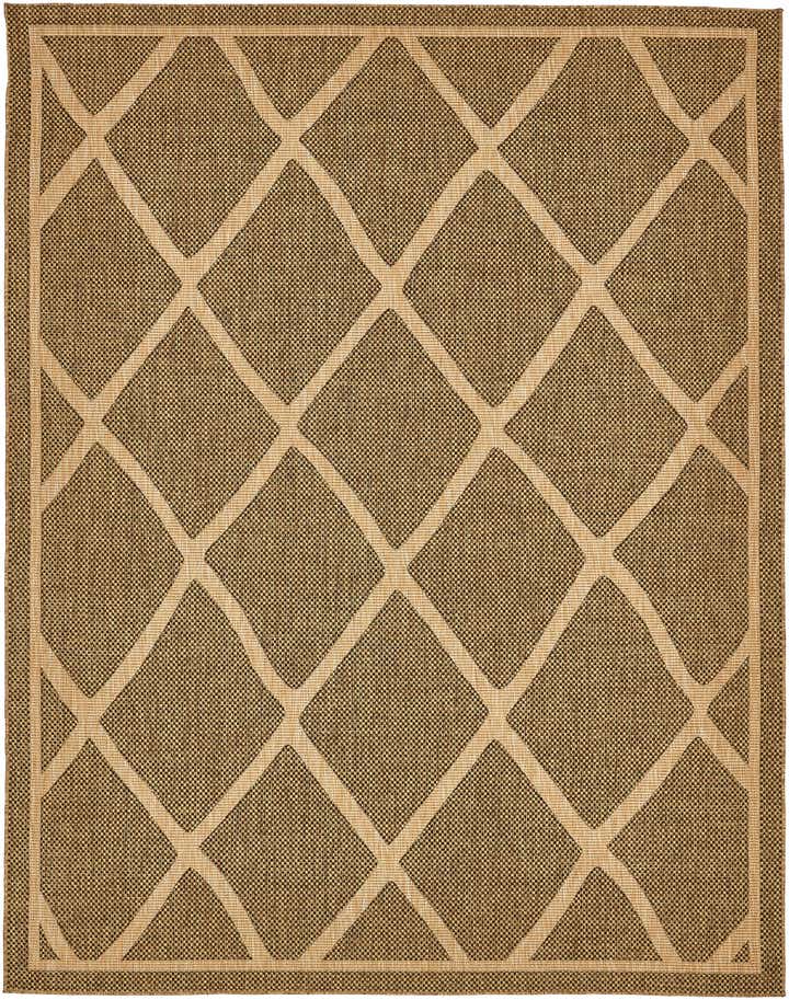 9' x 12' Easy-Clean Trellis Indoor / Outdoor Rug