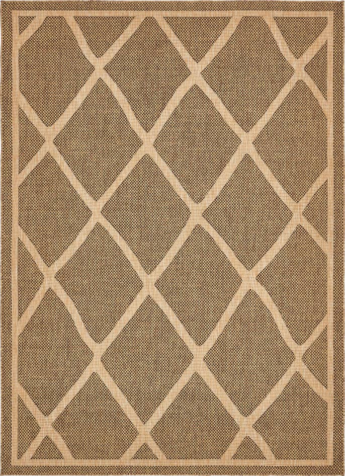 Detail image of 8' x 11' 4 Easy-Clean Trellis Indoor / Outdoor Rug