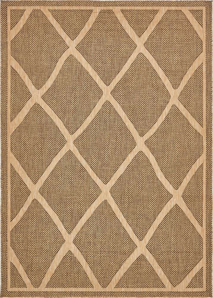 7' x 10' Easy-Clean Trellis Indoor / Outdoor Rug