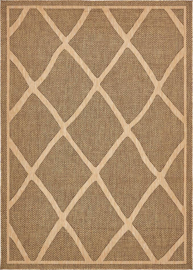 Detail image of 7' x 10' Easy-Clean Trellis Indoor / Outdoor Rug