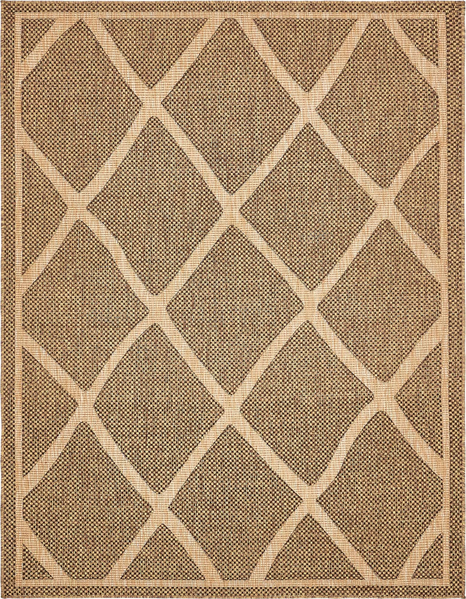 6' x 9' Easy-Clean Trellis Indoor / Outdoor Rug