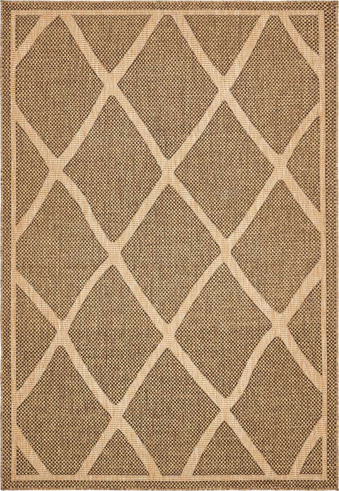 6' x 9' Easy-Clean Trellis Indoor / Outdoor Rug