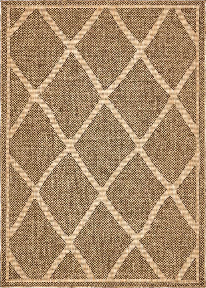 5' x 8' Easy-Clean Trellis Indoor / Outdoor Rug