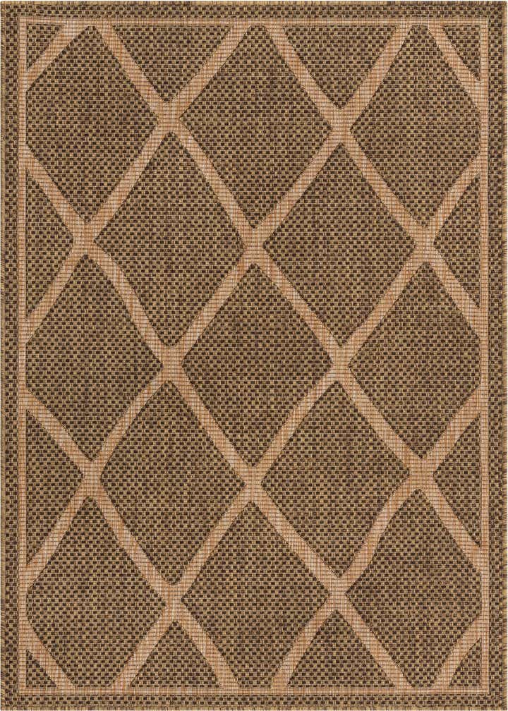 4' x 6' Easy-Clean Trellis Indoor / Outdoor Rug