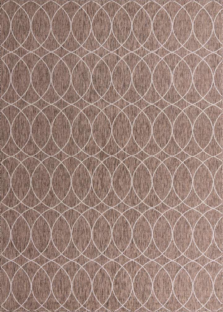 10' x 14' Easy-Clean Trellis Indoor / Outdoor Rug