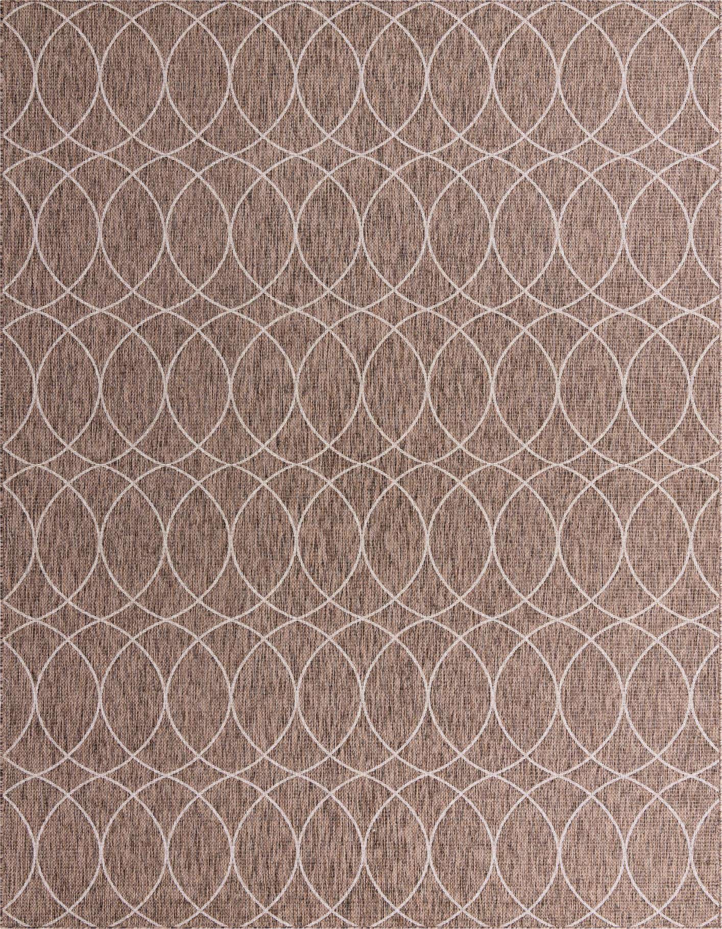 10' x 14' Easy-Clean Trellis Indoor / Outdoor Rug