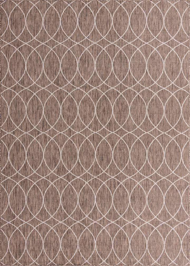 9' x 12' Easy-Clean Trellis Indoor / Outdoor Rug