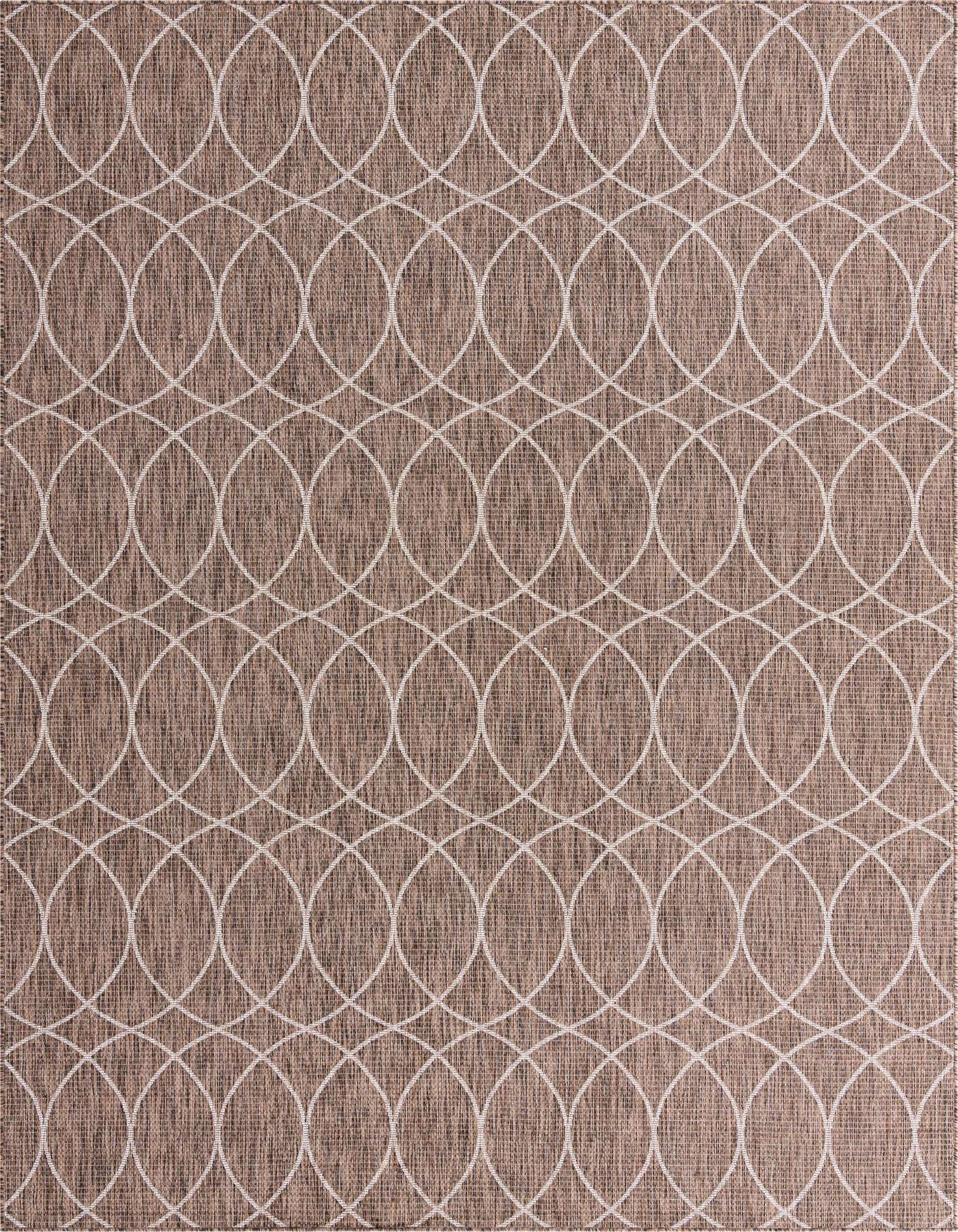 9' x 12' Easy-Clean Trellis Indoor / Outdoor Rug