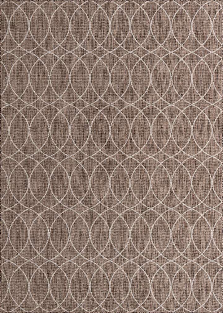 7' 10 x 11' Easy-Clean Trellis Indoor / Outdoor Rug
