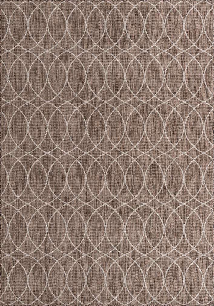 7' 10 x 11' Easy-Clean Trellis Indoor / Outdoor Rug