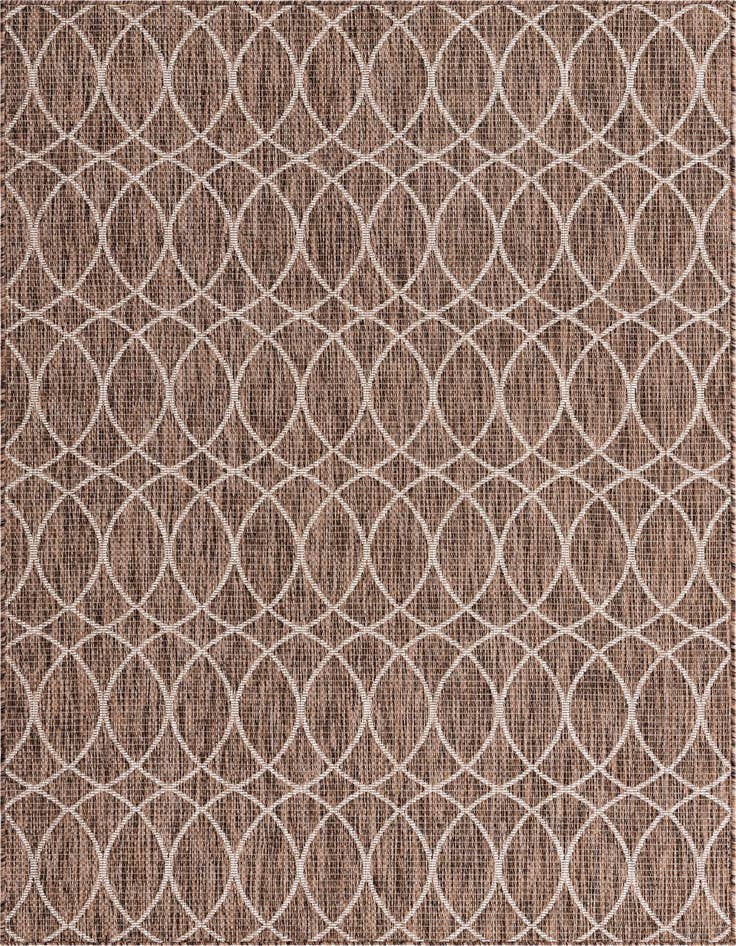 Detail image of 5' 3 x 8' Easy-Clean Trellis Indoor / Outdoor Rug