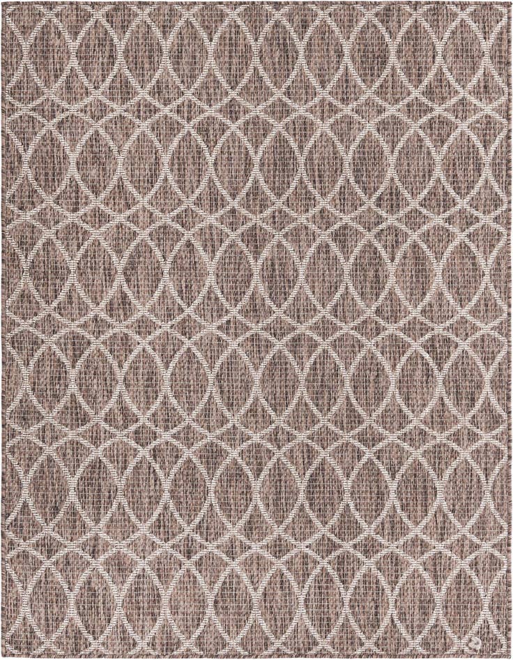 Detail image of 4' x 6' Easy-Clean Trellis Indoor / Outdoor Rug