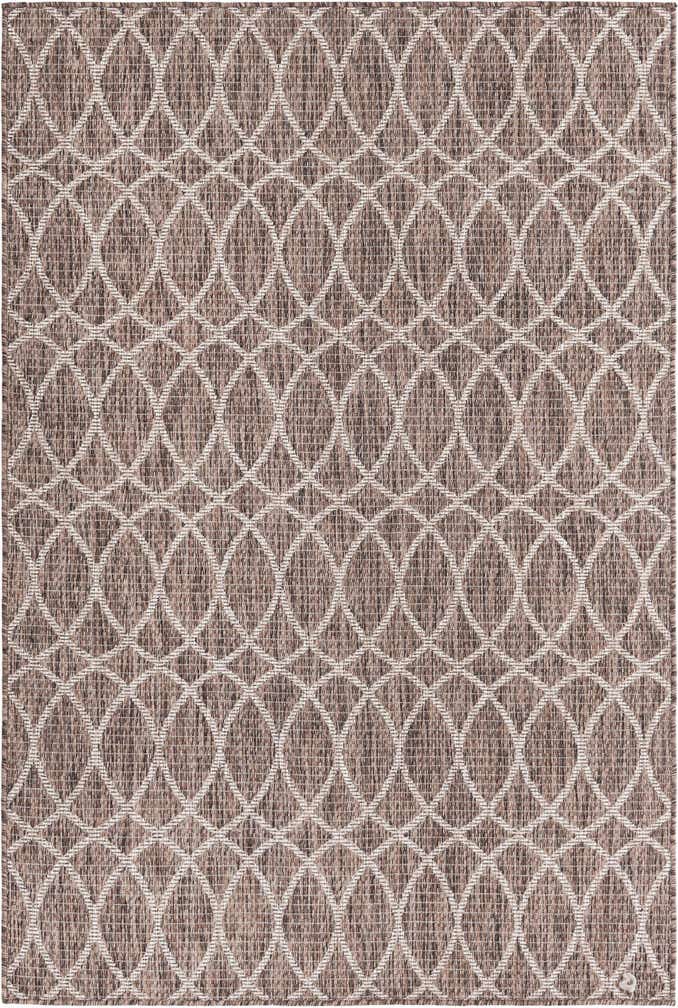 4' x 6' Easy-Clean Trellis Indoor / Outdoor Rug