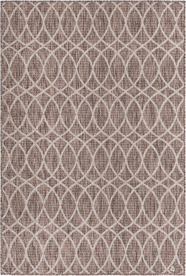 Detail image of 4' x 6' Easy-Clean Trellis Indoor / Outdoor Rug