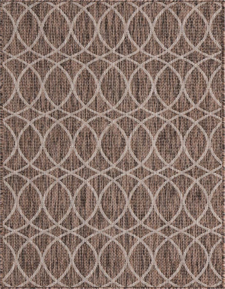 Detail image of 3' x 5' 3 Easy-Clean Trellis Indoor / Outdoor Rug