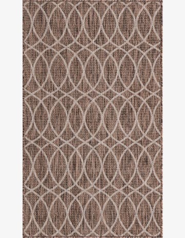 3' x 5' 3 Easy-Clean Trellis Indoor / Outdoor Rug
