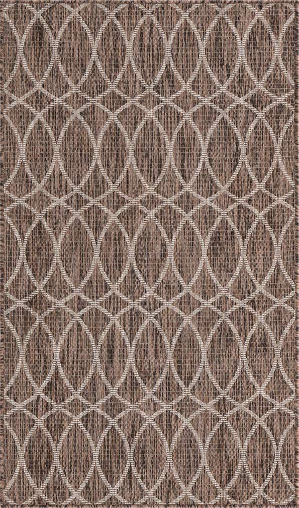 3' x 5' 3 Easy-Clean Trellis Indoor / Outdoor Rug