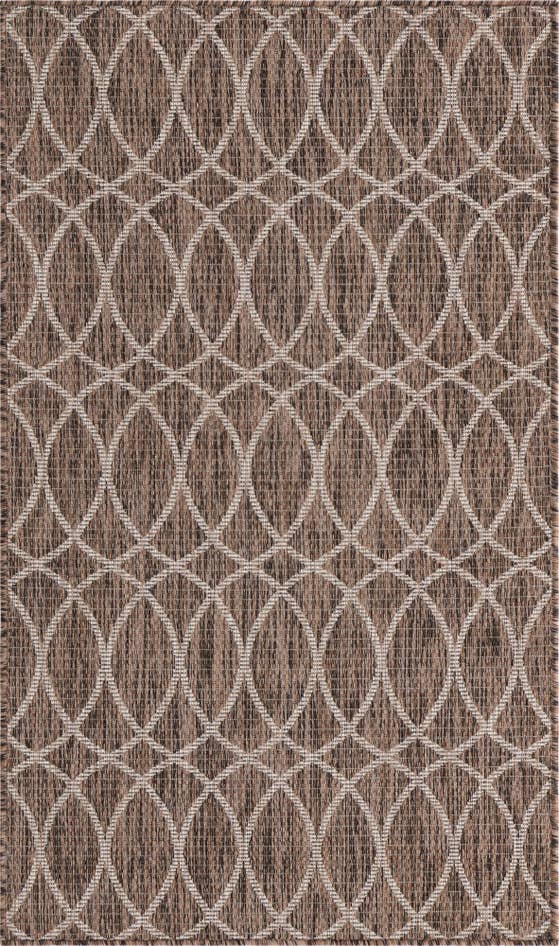Detail image of 3' x 5' 3 Easy-Clean Trellis Indoor / Outdoor Rug