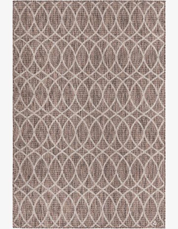 4' x 6' Easy-Clean Trellis Indoor / Outdoor Rug