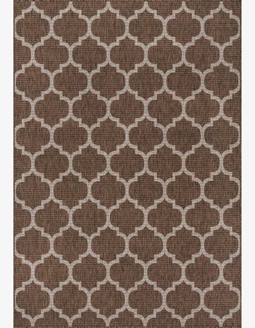 6' x 9' Easy-Clean Trellis Indoor / Outdoor Rug