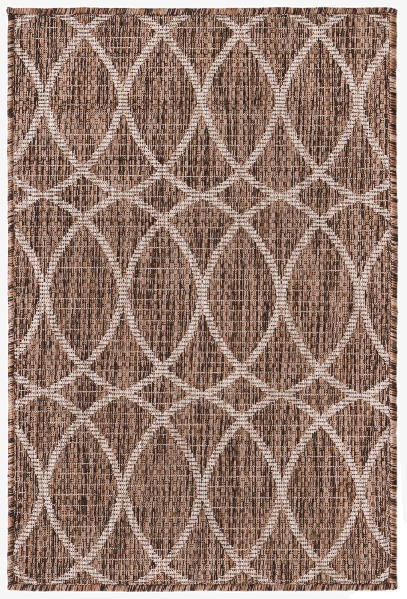 2' x 3'  Washable Trellis Indoor / Outdoor Rug