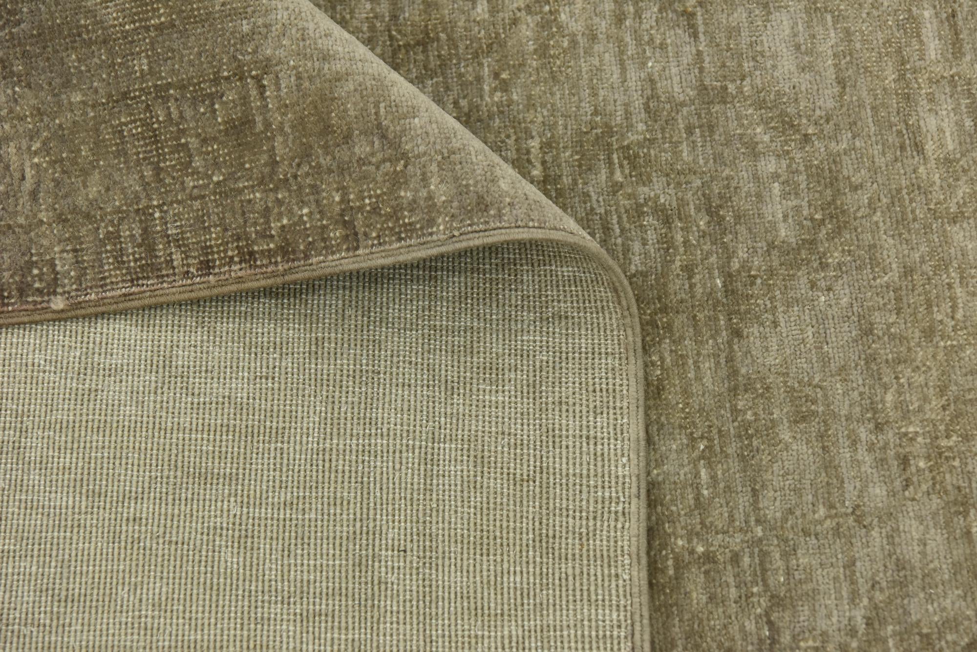 6' 1 x 9' 3 Hand Knotted Over-Dyed Ziegler Wool Rug
