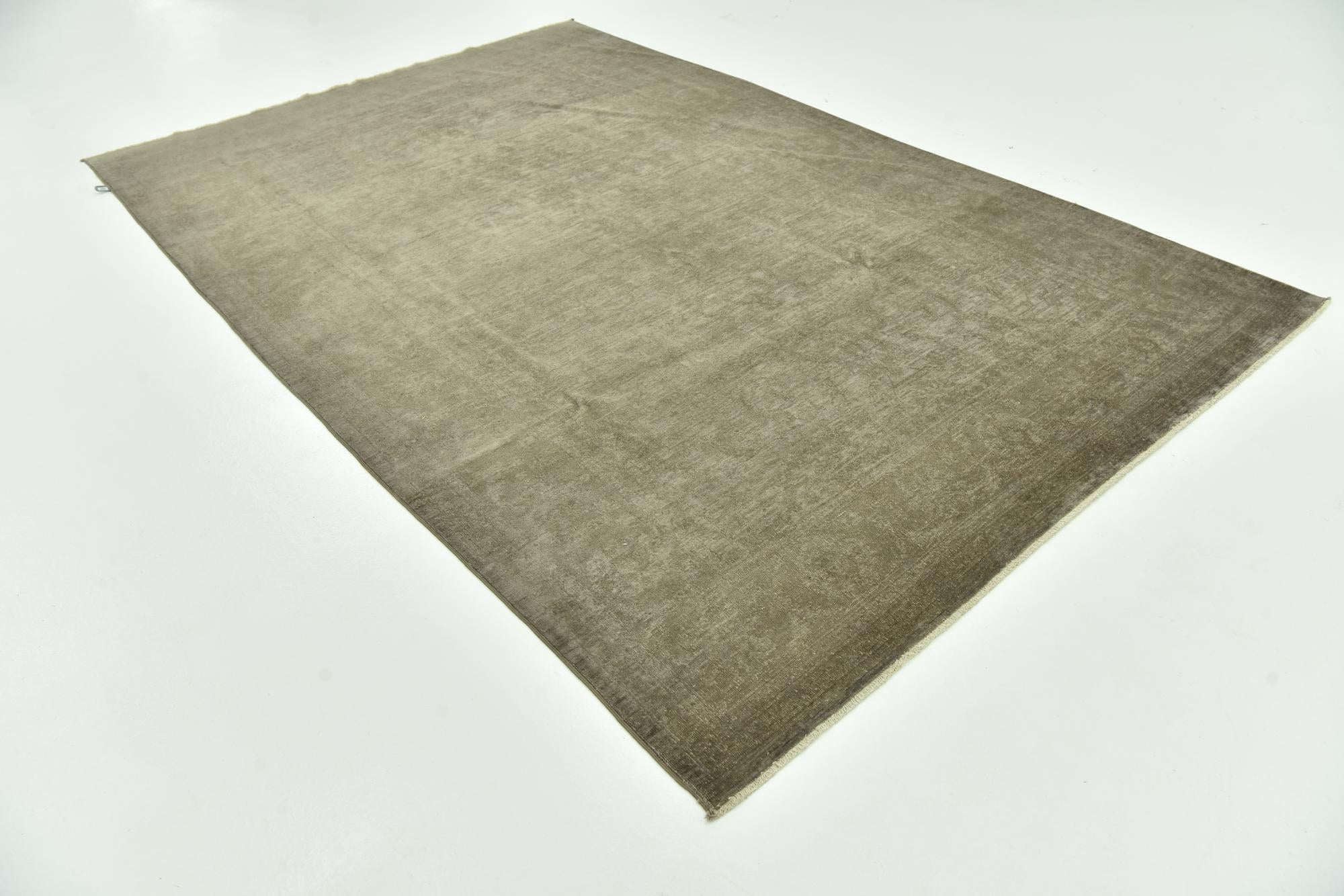 6' 1 x 9' 3 Hand Knotted Over-Dyed Ziegler Wool Rug