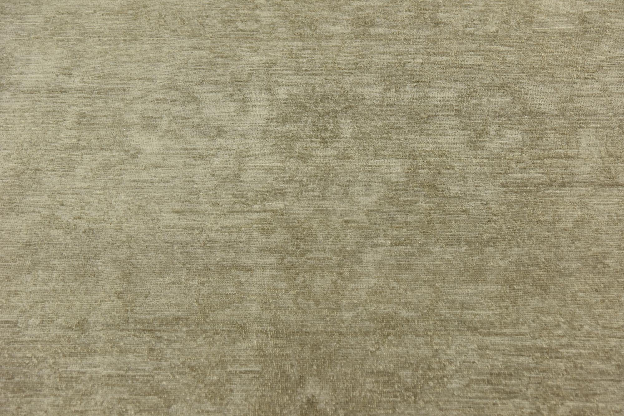 6' 1 x 9' 3 Hand Knotted Over-Dyed Ziegler Wool Rug