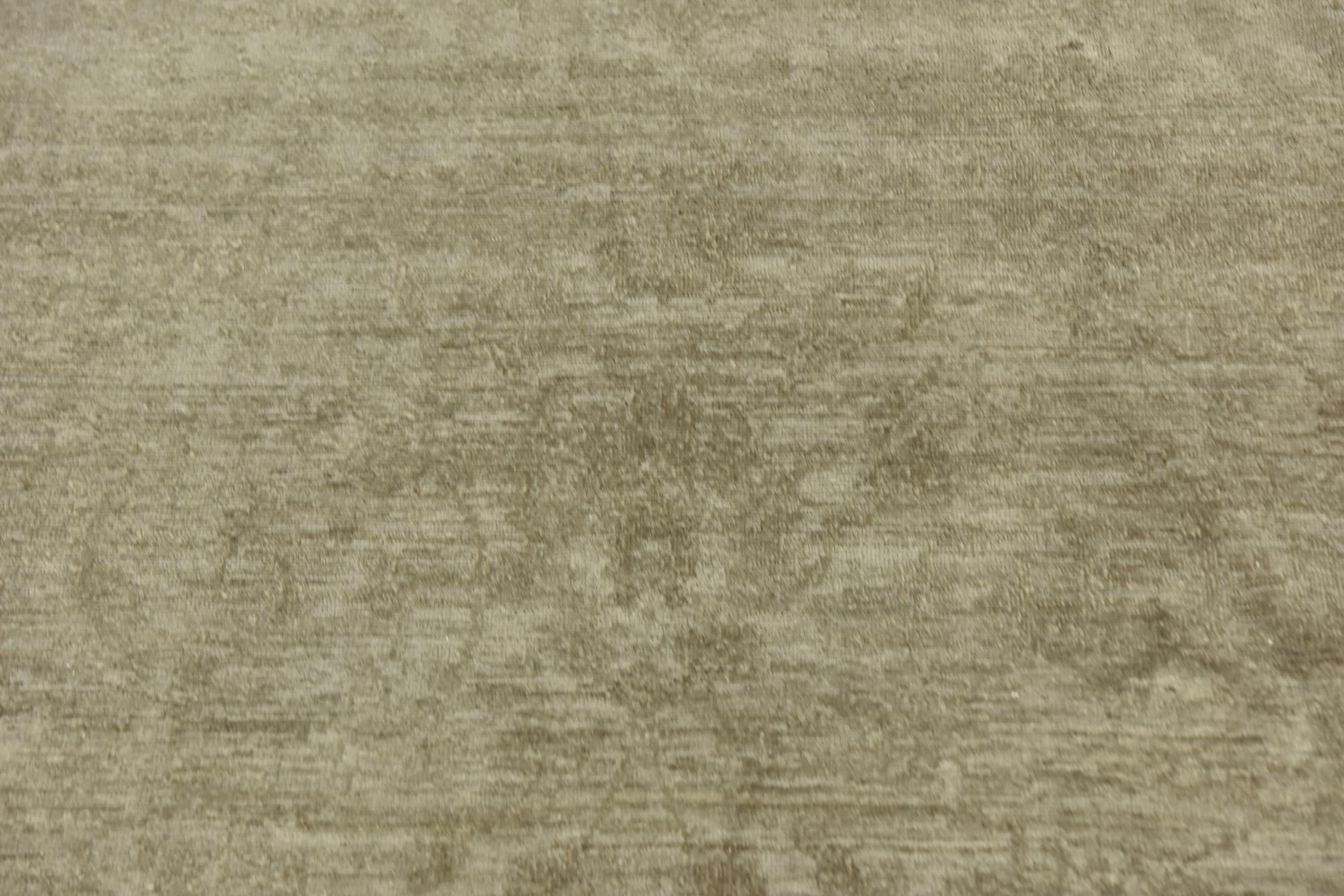 6' 1 x 9' 3 Hand Knotted Over-Dyed Ziegler Wool Rug