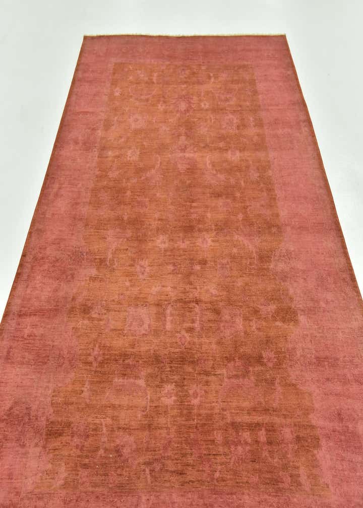 6' 5 x 9' 8 Hand Knotted Over-Dyed Ziegler Rug