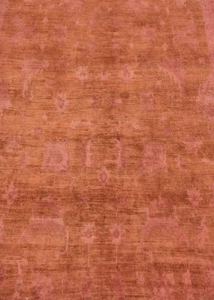 6' 5 x 9' 8 Hand Knotted Over-Dyed Ziegler Rug