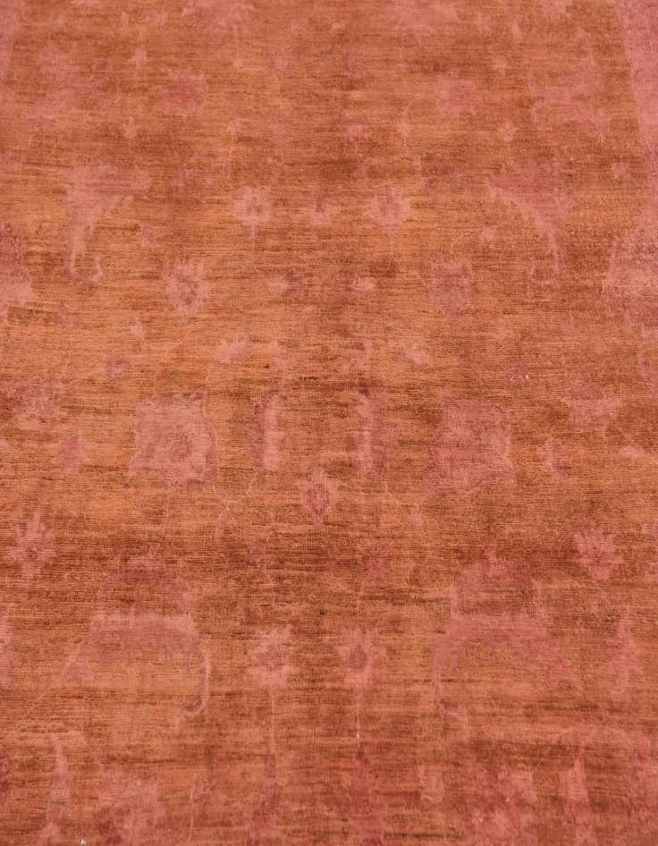 Detail image of 6' 5 x 9' 8 Hand Knotted Over-Dyed Ziegler Rug