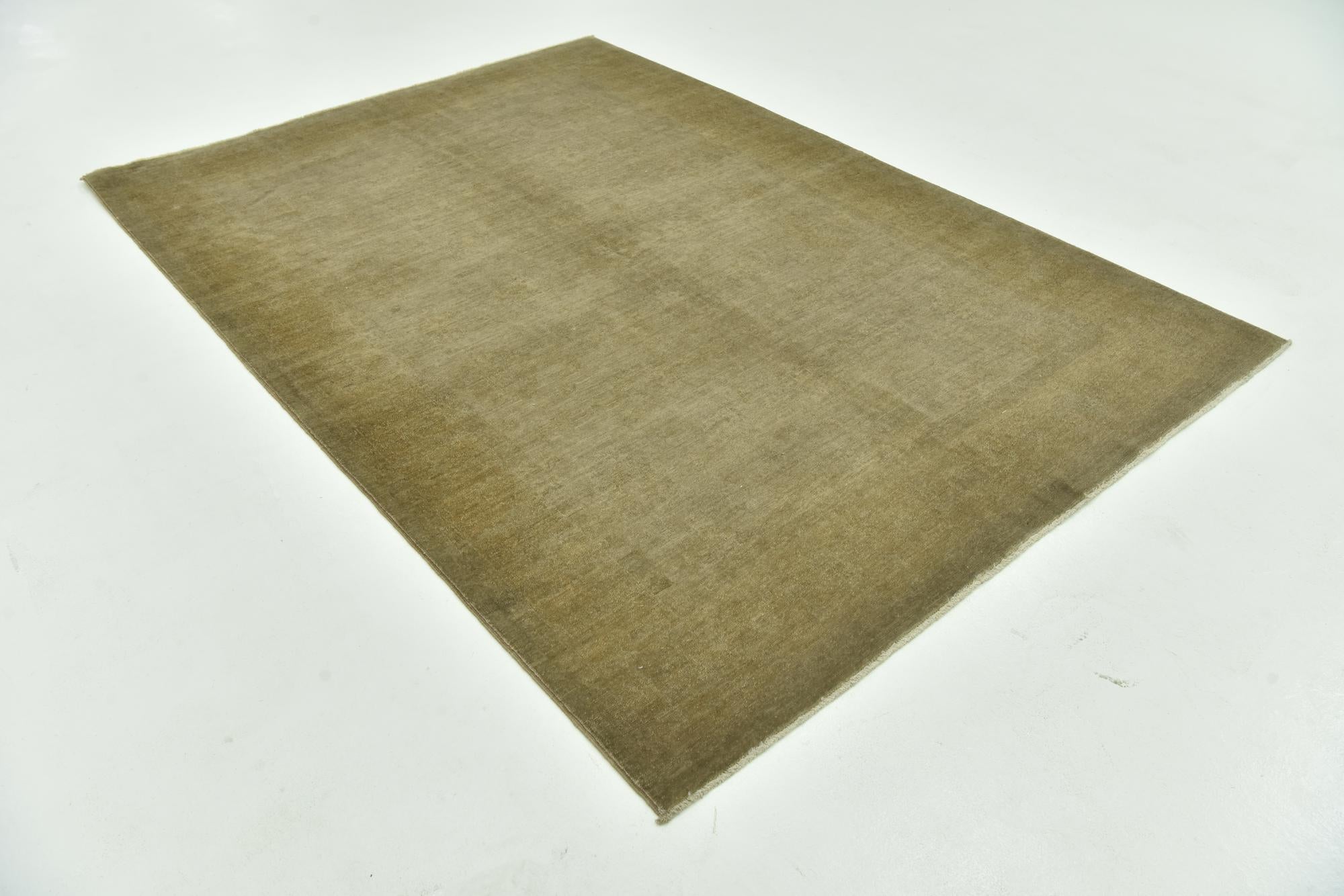 5' 6 x 8' Hand Knotted Over-Dyed Ziegler Rug