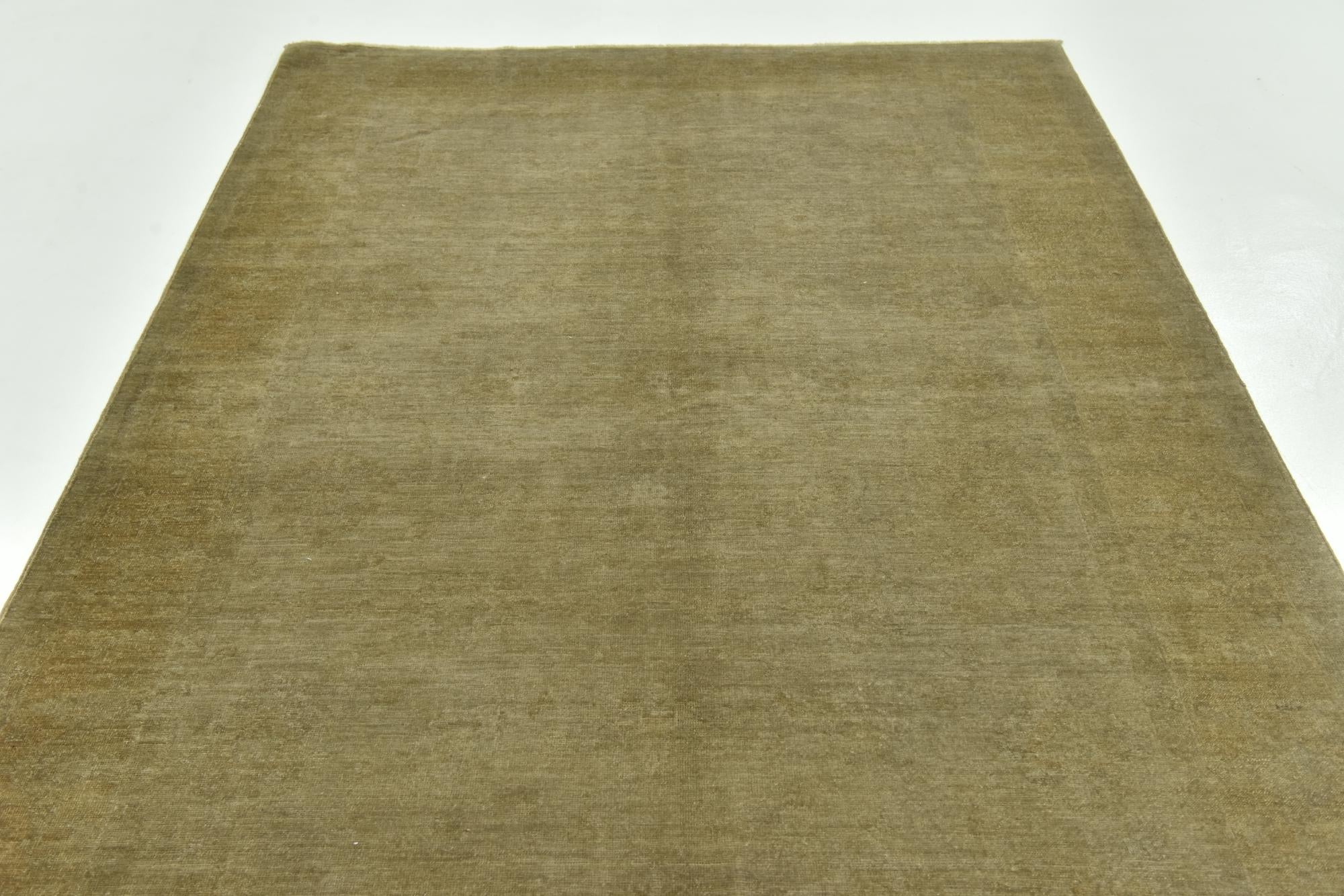 5' 6 x 8' Hand Knotted Over-Dyed Ziegler Rug