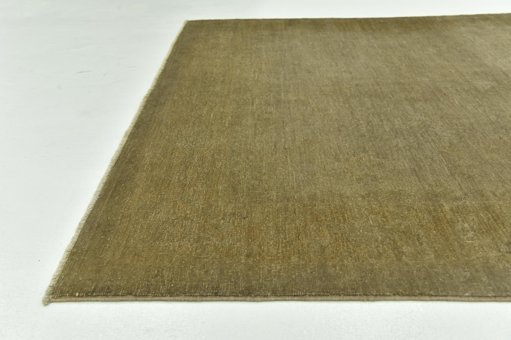 5' 6 x 8' Hand Knotted Over-Dyed Ziegler Rug