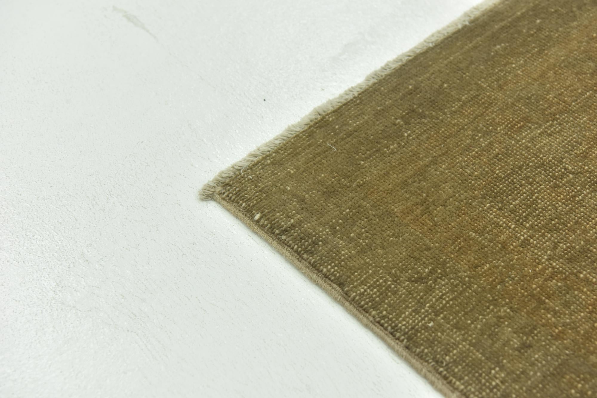 5' 6 x 8' Hand Knotted Over-Dyed Ziegler Rug