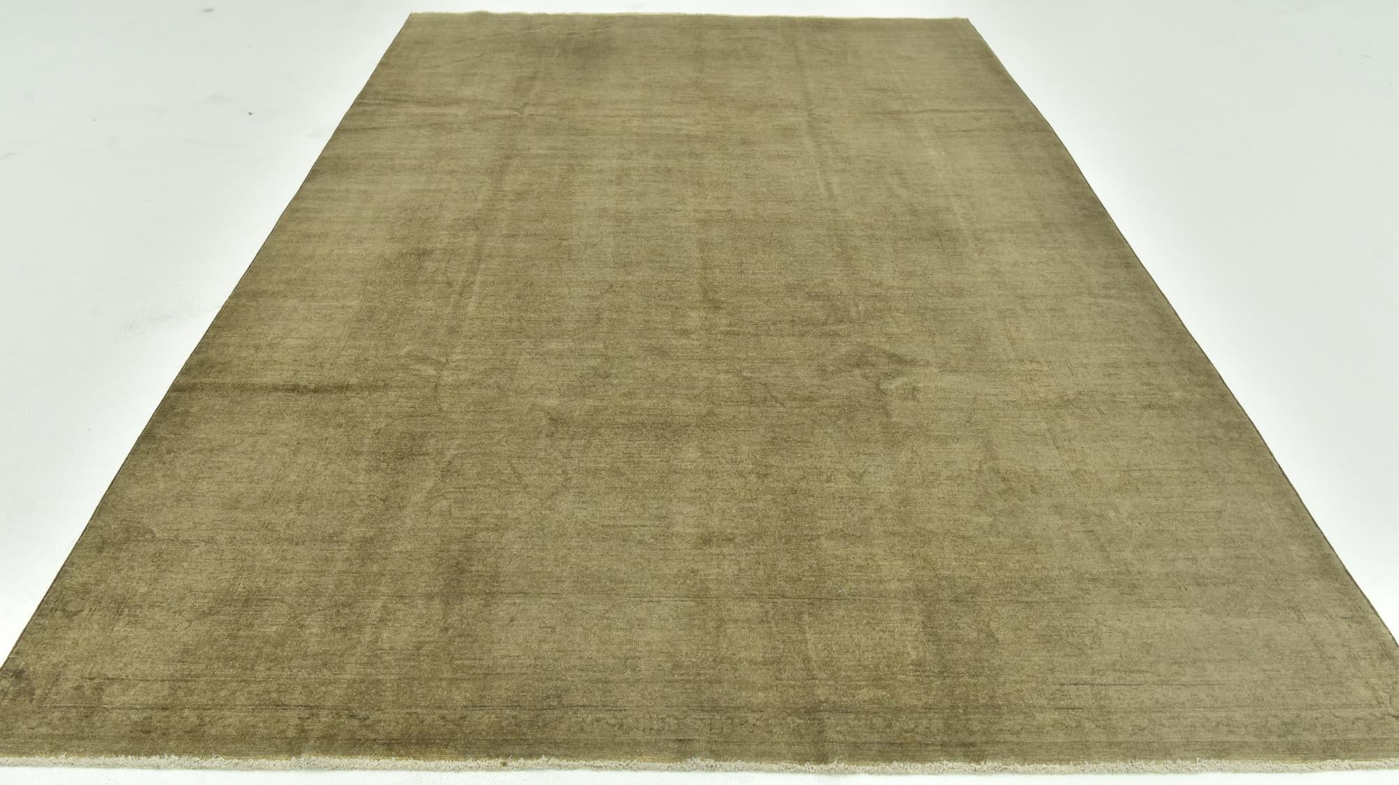 6' 6 x 9' 9 Hand Knotted Over-Dyed Ziegler Rug