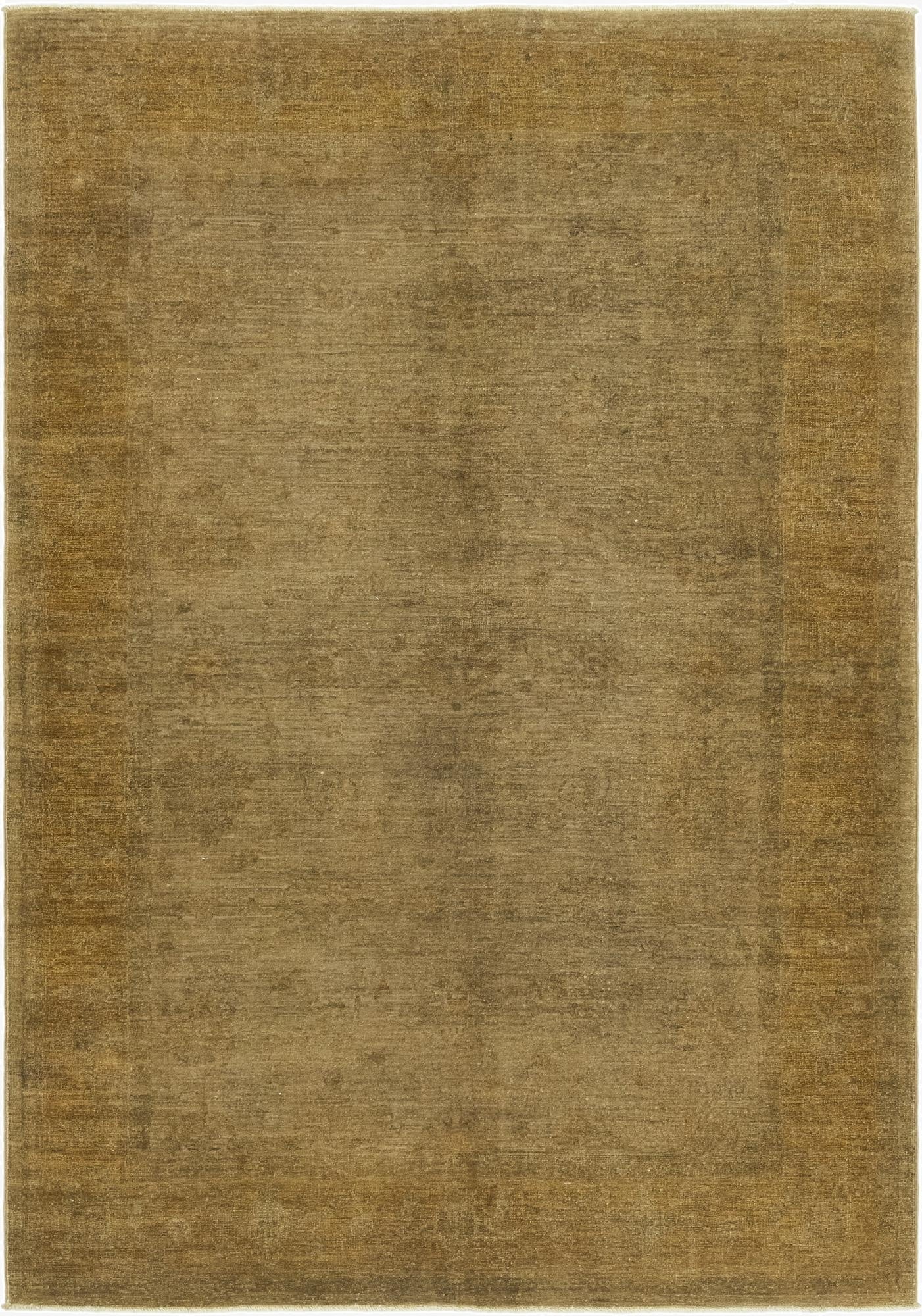 5' 6 x 8'  Hand Knotted Over-Dyed Ziegler Rug